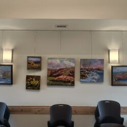Provincial park Miquelon Lake Art display