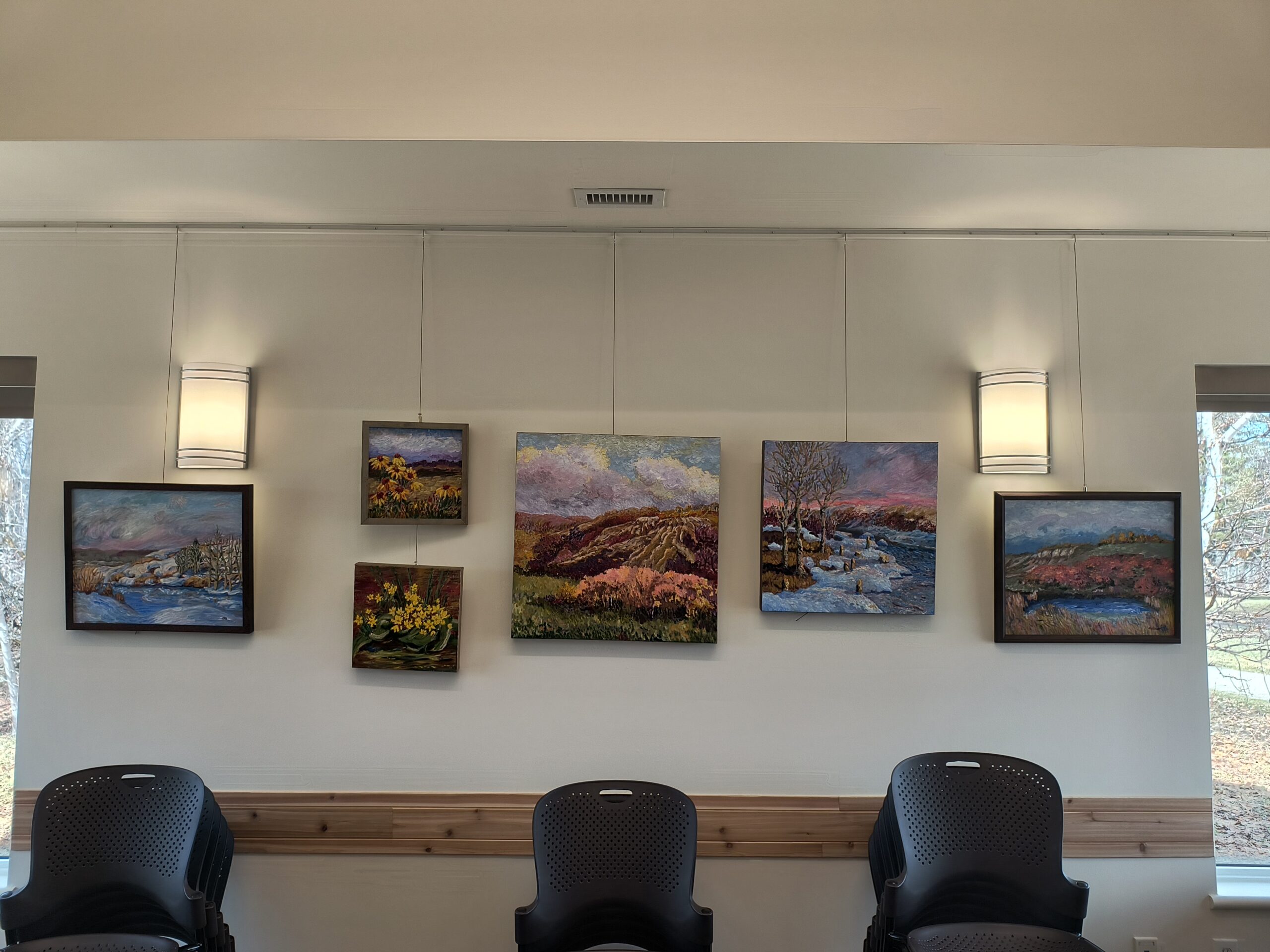 Provincial park Miquelon Lake Art display